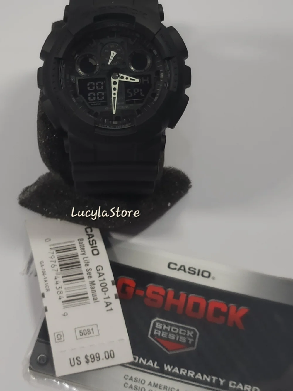 Casio G-shock GA100-1A1 Black Matte Men's Watch - New with tag and Box